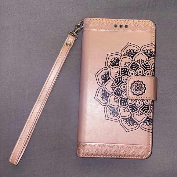 None Other - Rose Gold Mandela Wallet Phone Case - iPhone 11 Pro Max